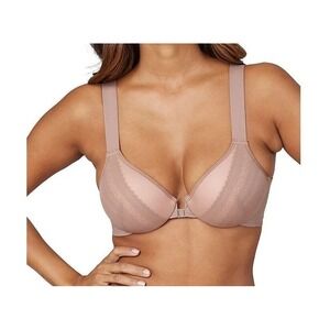 Spanx Bra-llelujah! Illusion Lace Front Close Full Coverage Bra Size 34DDD